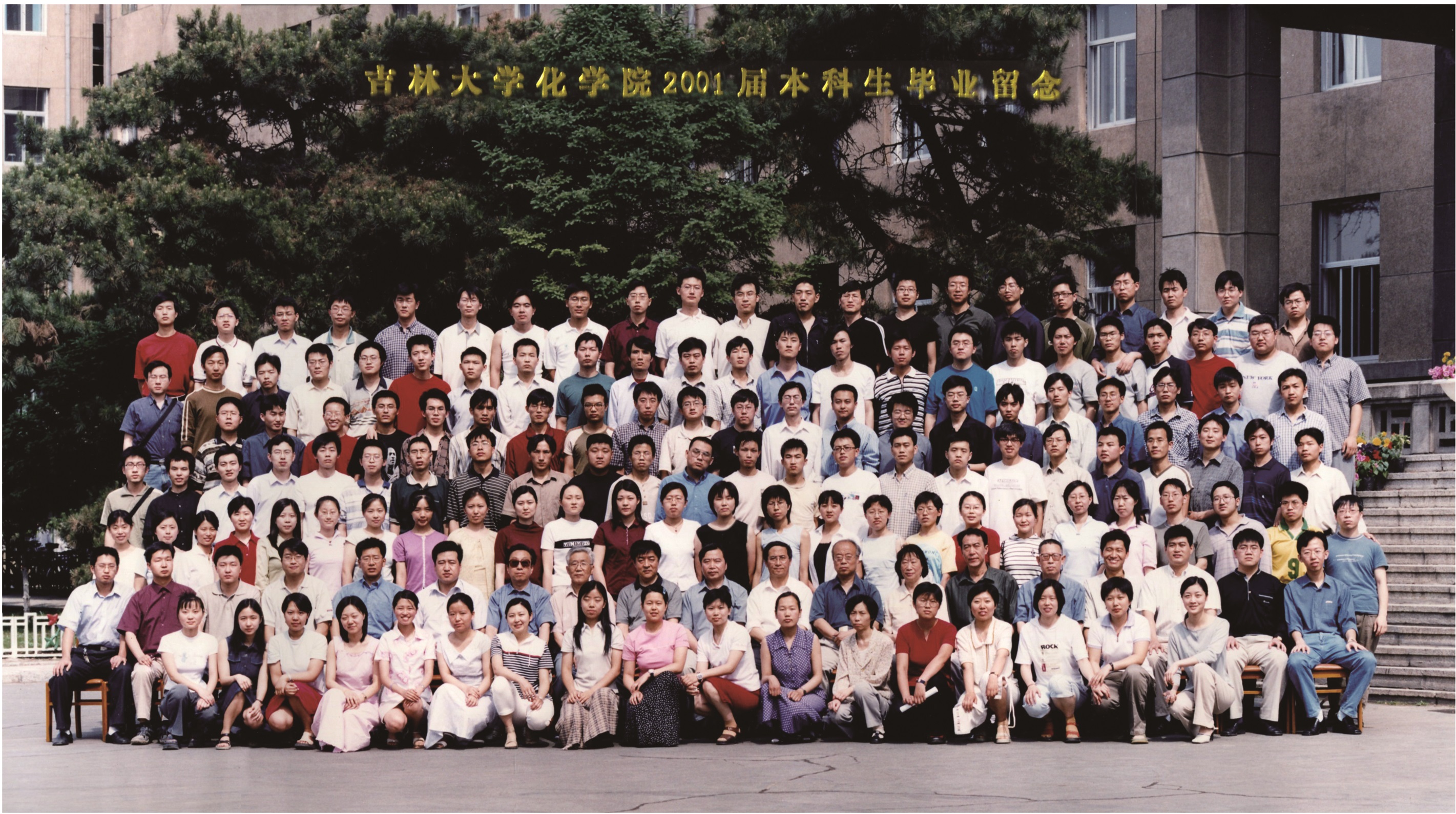 776net必赢官网2001届本科生毕业合影